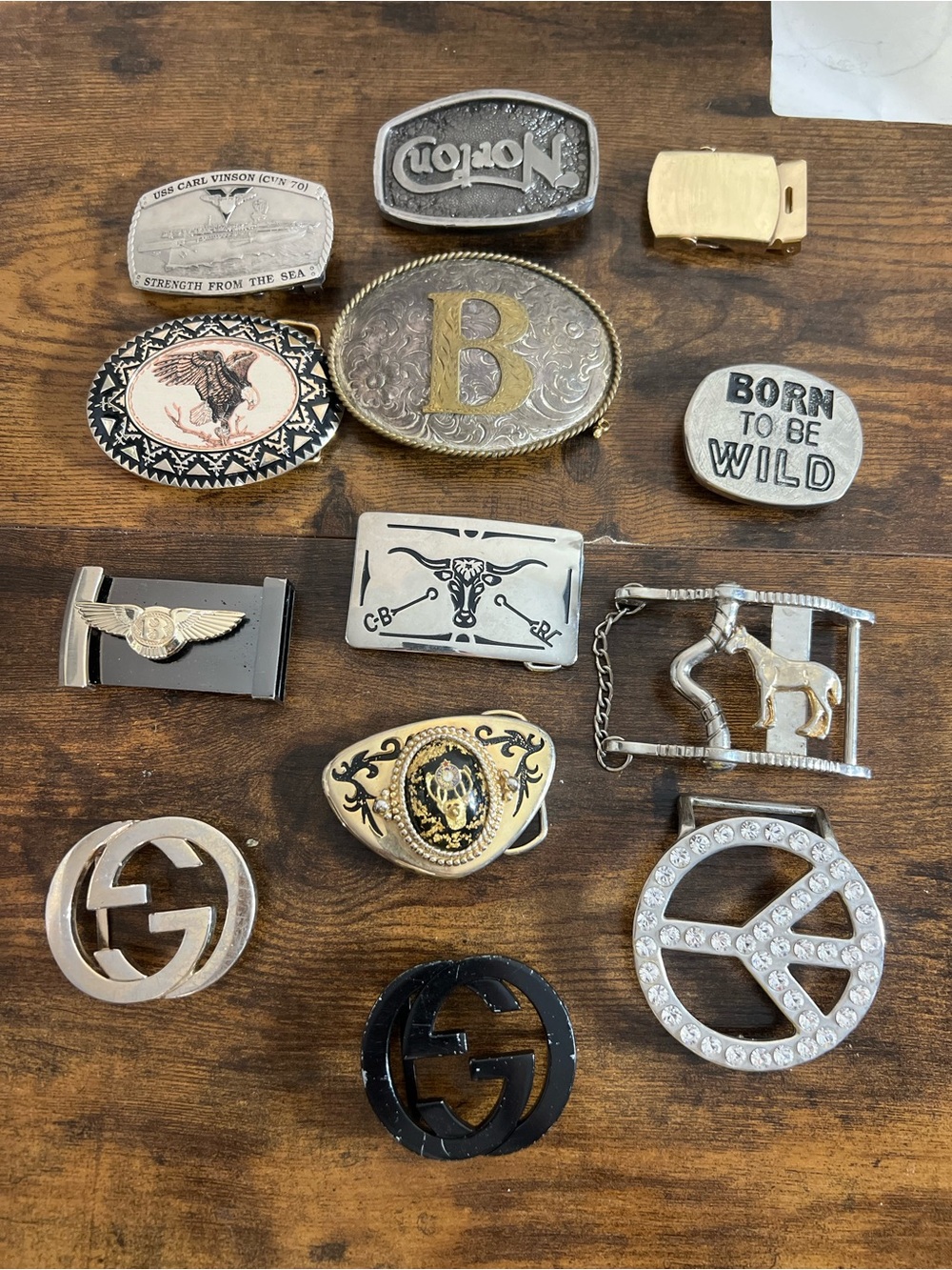 Mixed Men’s Money Clips and Buckle Accents - Gold & Silver Tones
